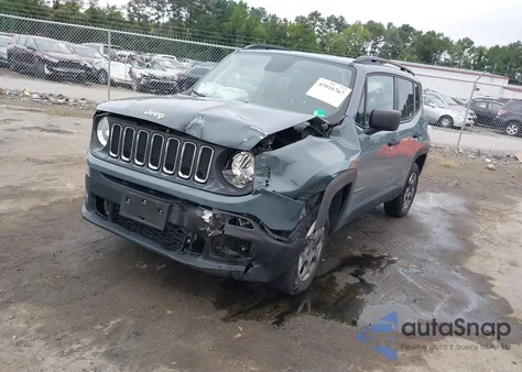 2018 Jeep Renegade Sport from USA, damaged, VIN ZACCJBAB4JPH09001